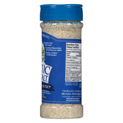 Celtic Sea Salt, Light Grey Celtic Sea Salt Shaker, 8 Oz Celtic Sea Salt